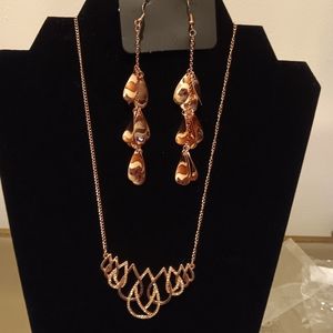 J11.Paparazzi Necklace & Earring Set